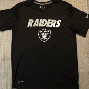 Nike dri fit Raiders shirt men’s large